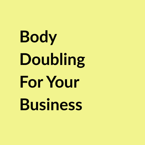 1:1 ADHD Body Doubling Session (60 minutes)